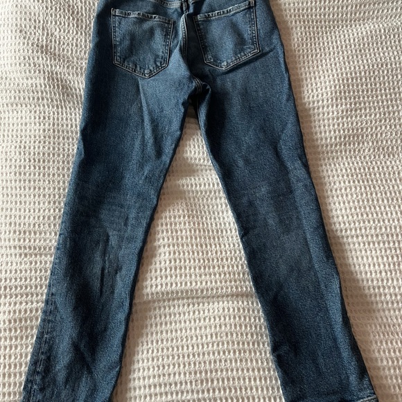 Agolde Riley High Rise Straight Crop Jeans - Picture 4 of 4